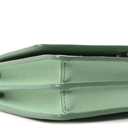 Prada Saffiano Lux Metal Flap Wallet Acquamarina 9 of 10
