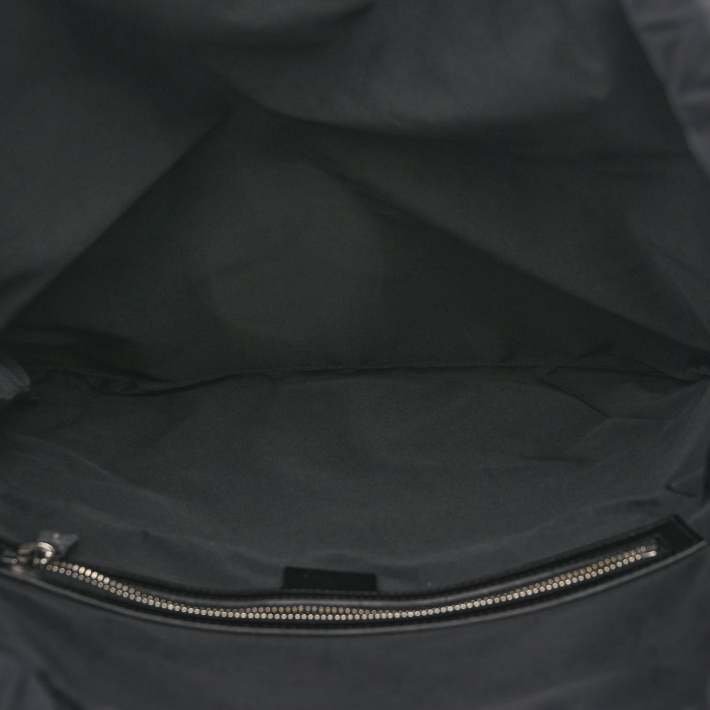 Soft GG Supreme Monogram Appia Calfskin Web Drawstring Backpack Black