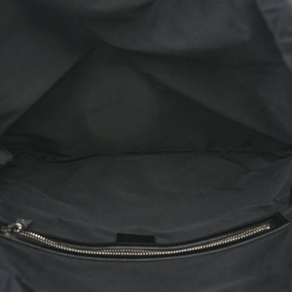 Gucci Soft GG Supreme Monogram Appia Calfskin Web Drawstring Backpack Black 5 of 10