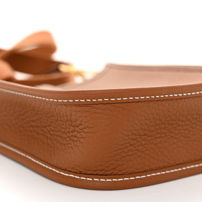 Hermes Taurillon Clemence Evelyne TPM Gold 9 of 11