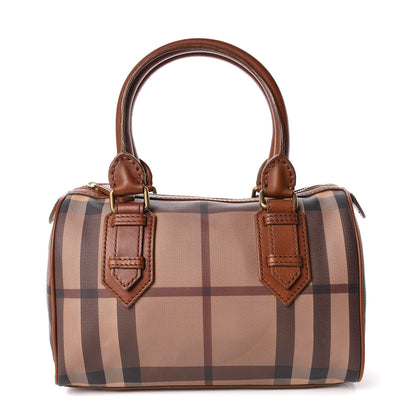 Burberry Smoked Check Small Chester Bowling Bag Brown 1 of 17