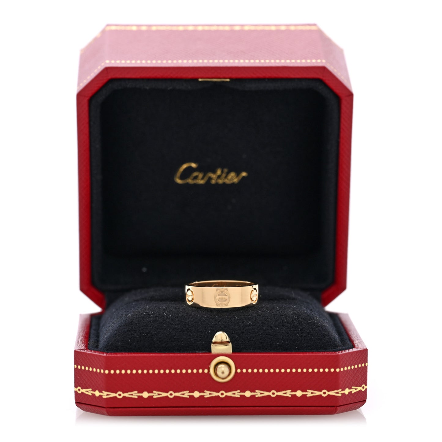 18K Yellow Gold 5.5mm LOVE Ring 53 6.5