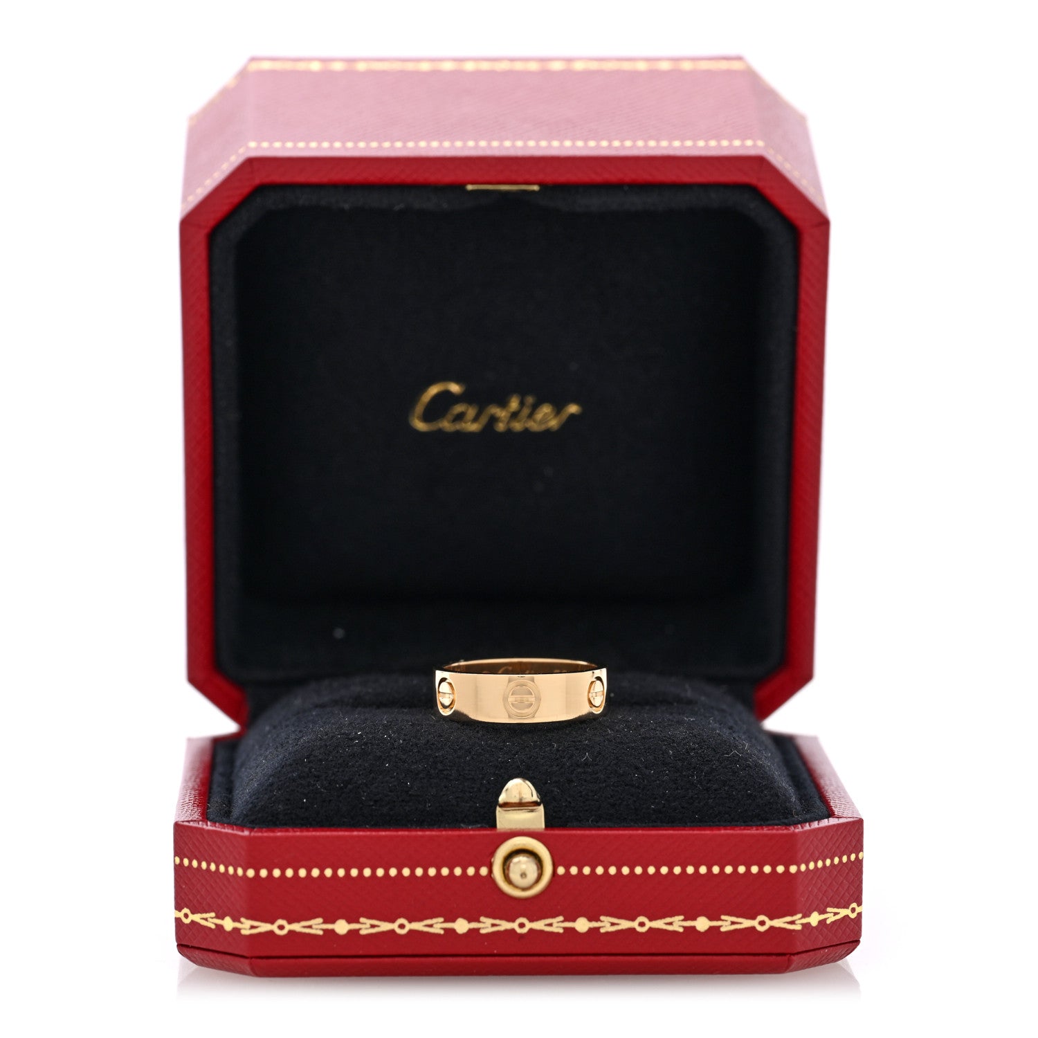 Cartier 18K Yellow Gold 5.5mm LOVE Ring 53 6.5 5 of 5