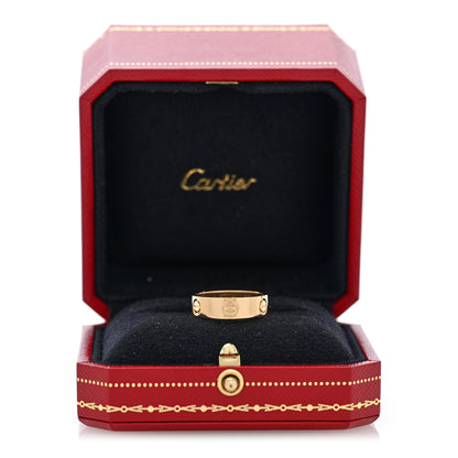 Cartier 18K Yellow Gold 5.5mm LOVE Ring 53 6.5 5 of 5