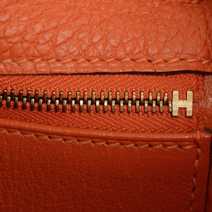 Hermes Togo Kelly Retourne 32 Orange 21 of 23