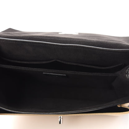 Louis Vuitton Soft Calfskin My Lockme Top Handle Vanille Black 5 of 9