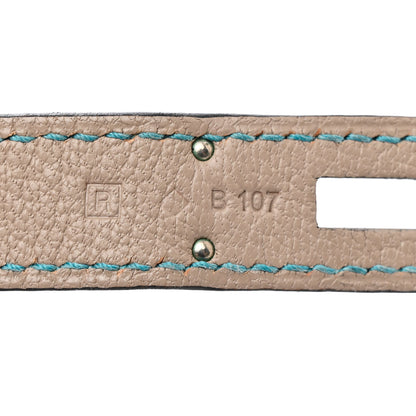 Hermes Chevre Horseshoe Birkin 30 Parme Bleu Azteque Etoupe 6 of 14