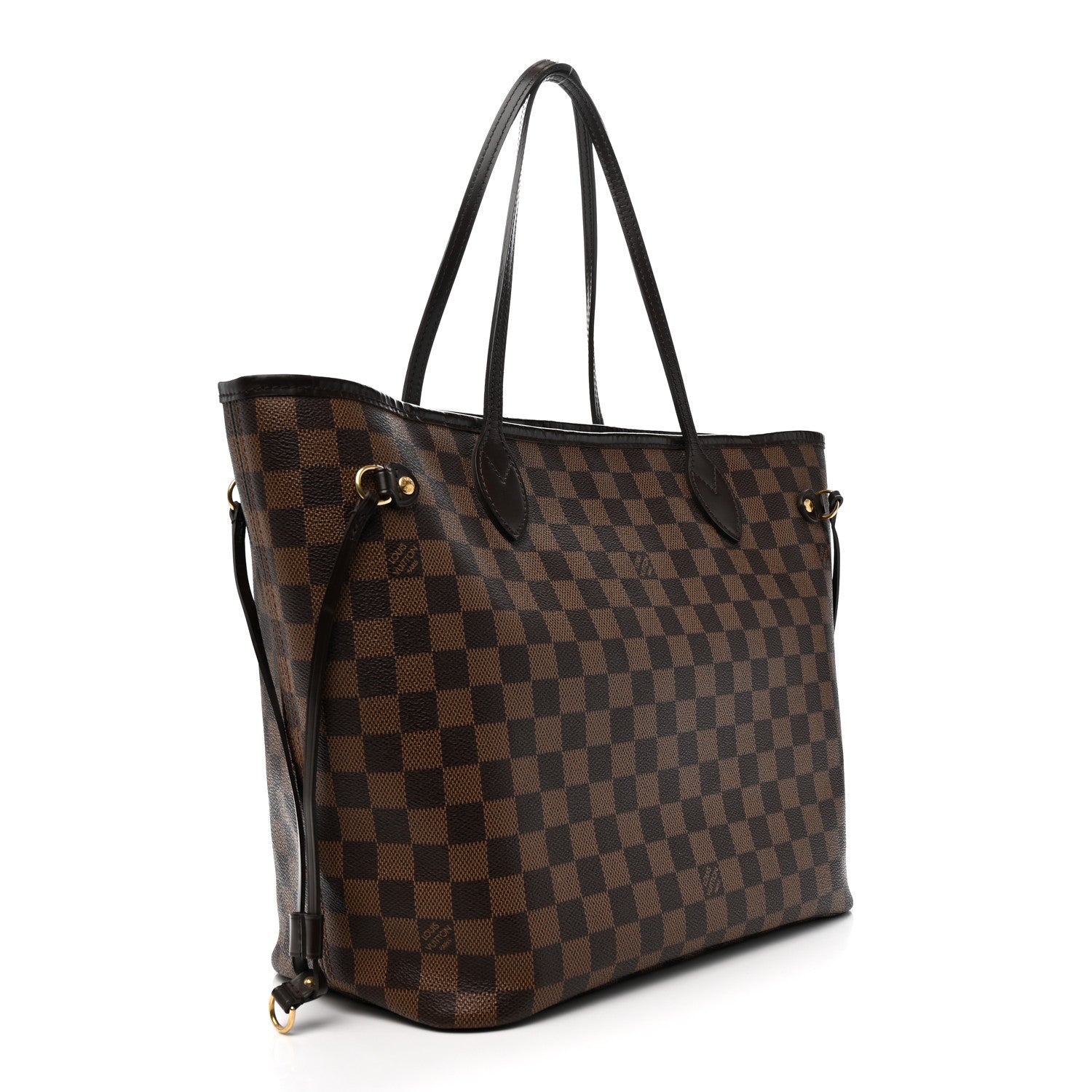 Louis Vuitton Damier Ebene Neo Neverfull MM Rose Ballerine 4 of 14