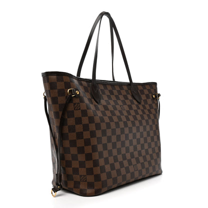 Louis Vuitton Damier Ebene Neo Neverfull MM Rose Ballerine 4 of 14