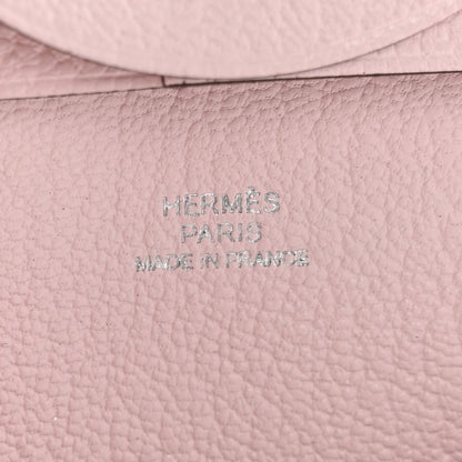 Hermes Chevre Mysore Bastia Coin Purse Rose Sakura 6 of 8