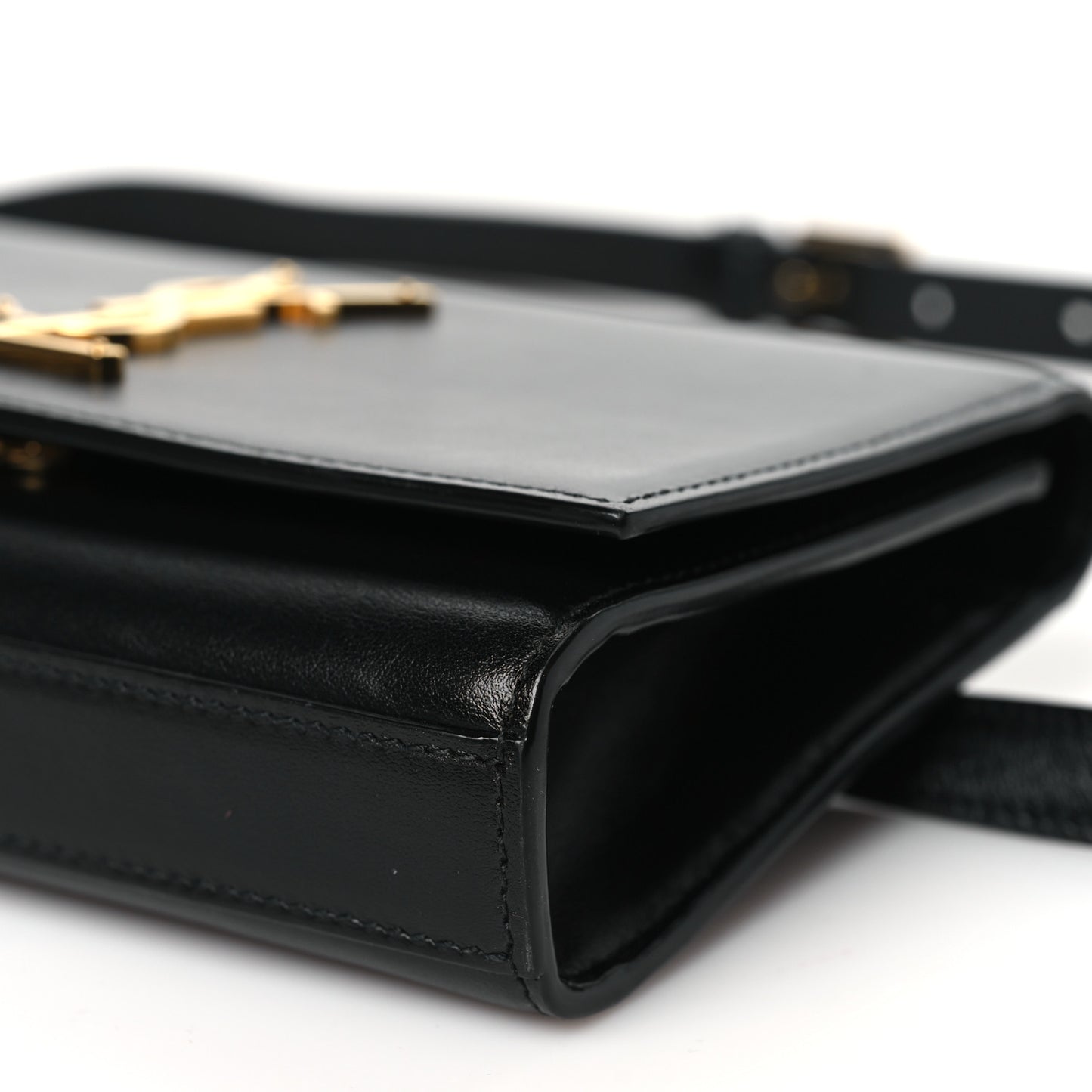 Smooth Calfskin Monogram Kate Belt Bag Black