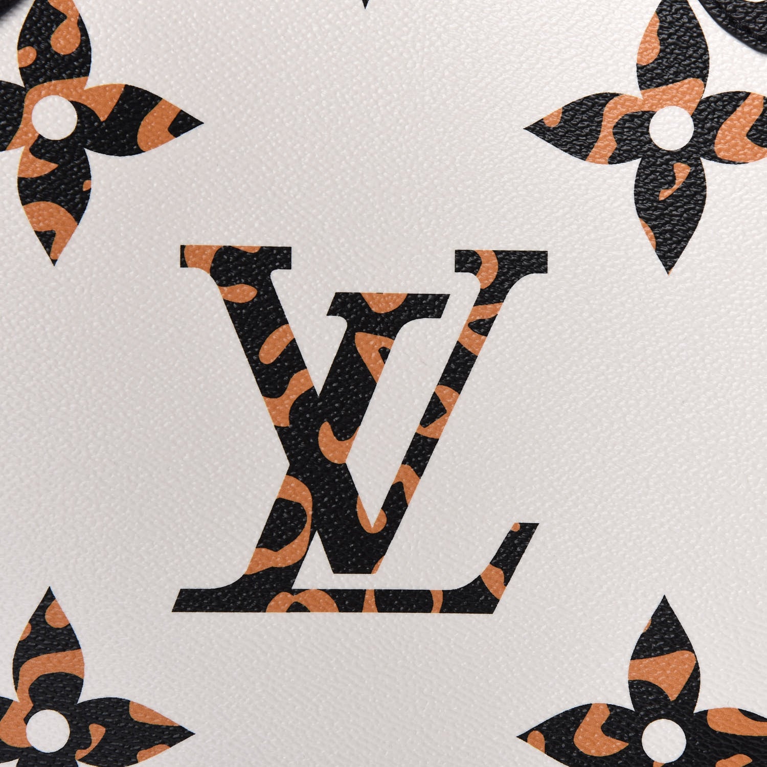 Louis Vuitton Monogram Giant Jungle Neverfull MM Ivory 12 of 13
