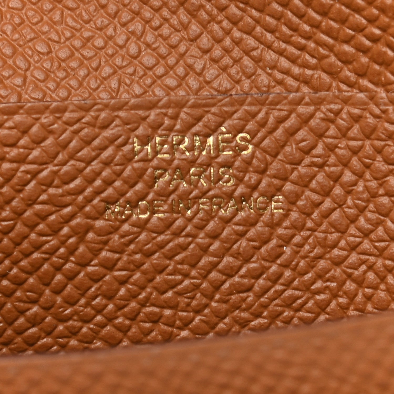 Hermes Epsom Bearn Compact Wallet Gold 7 of 8