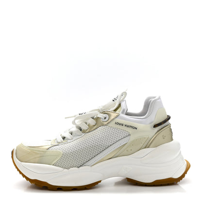 Louis Vuitton Monogram Calfskin Run 55 Sneakers 38 White 1 of 9