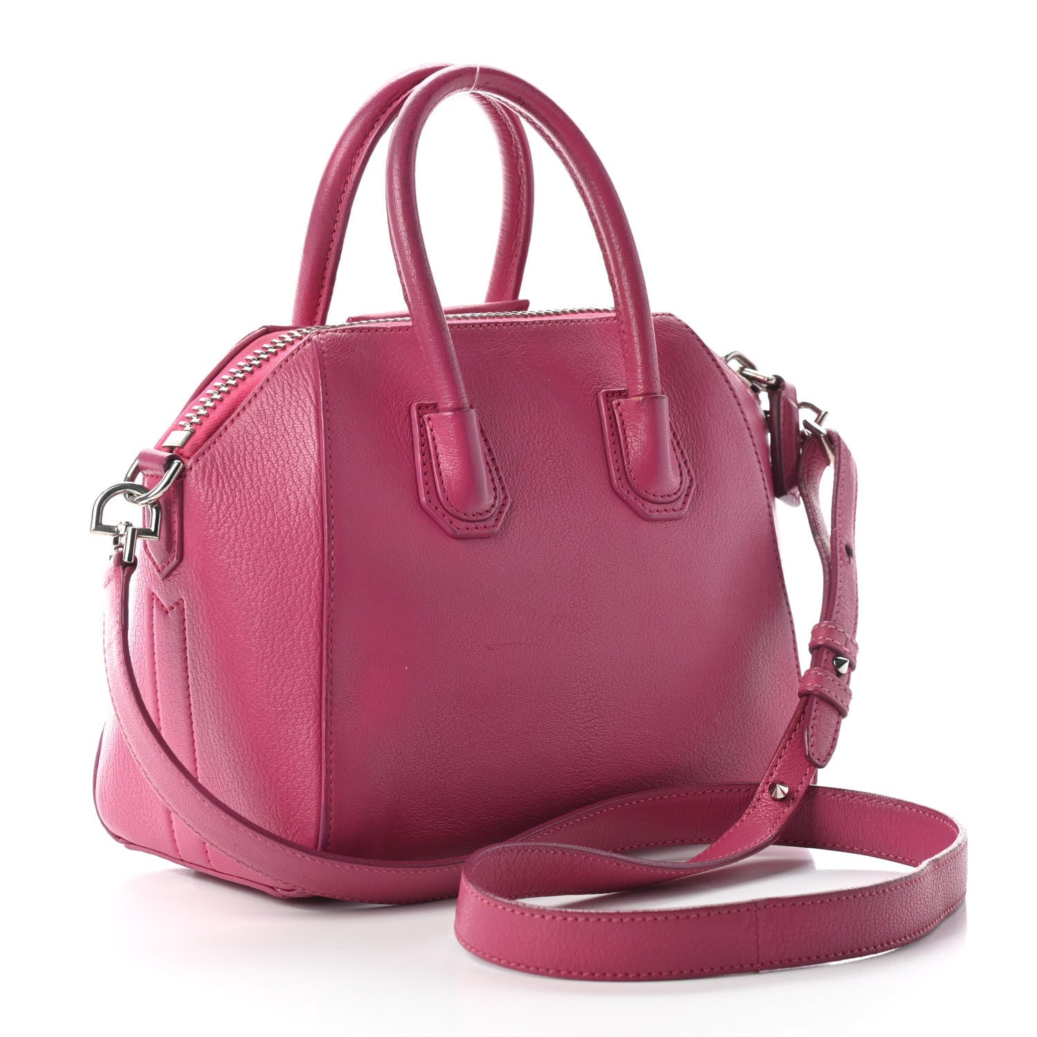 Givenchy Sugar Goatskin Mini Antigona Magenta 3 of 11