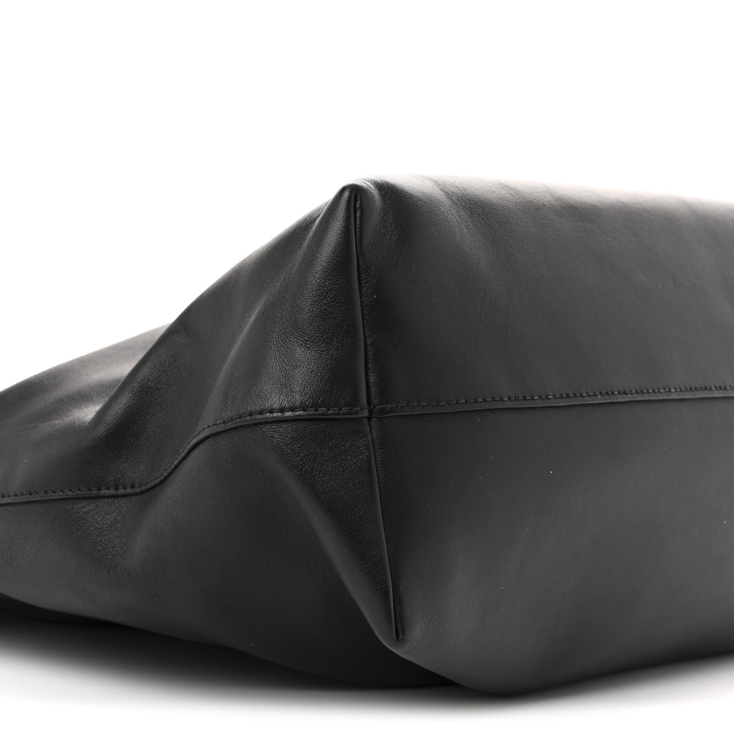 Prada Soft Calf Shopping Tote Black 9 of 14