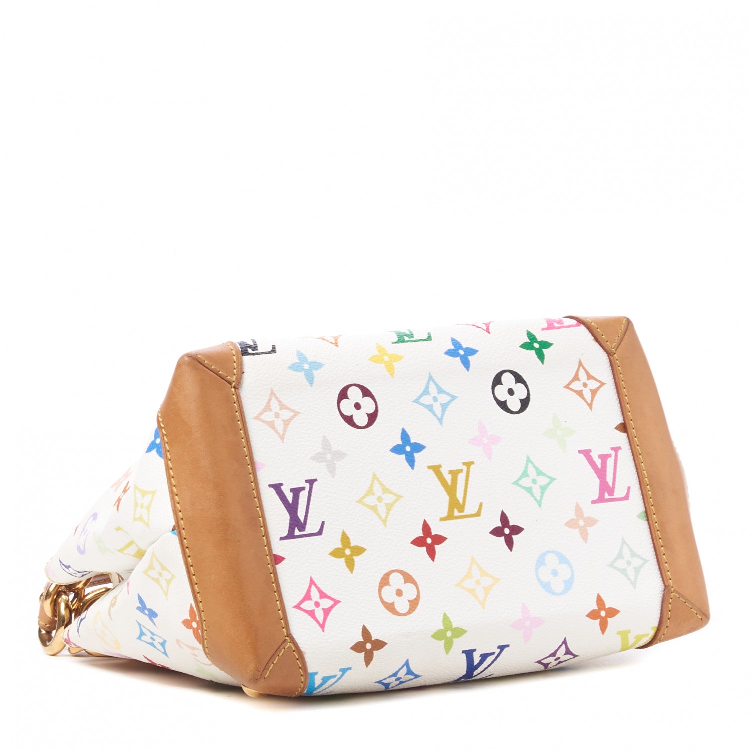 Louis Vuitton Monogram Multicolor Audra White 4 of 8