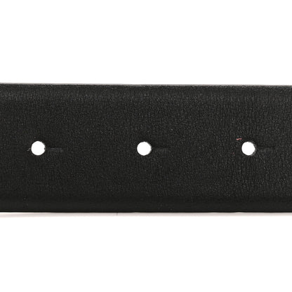 Chanel Calfskin CC Reversible Belt 75 30 Black Burgundy 3 of 6