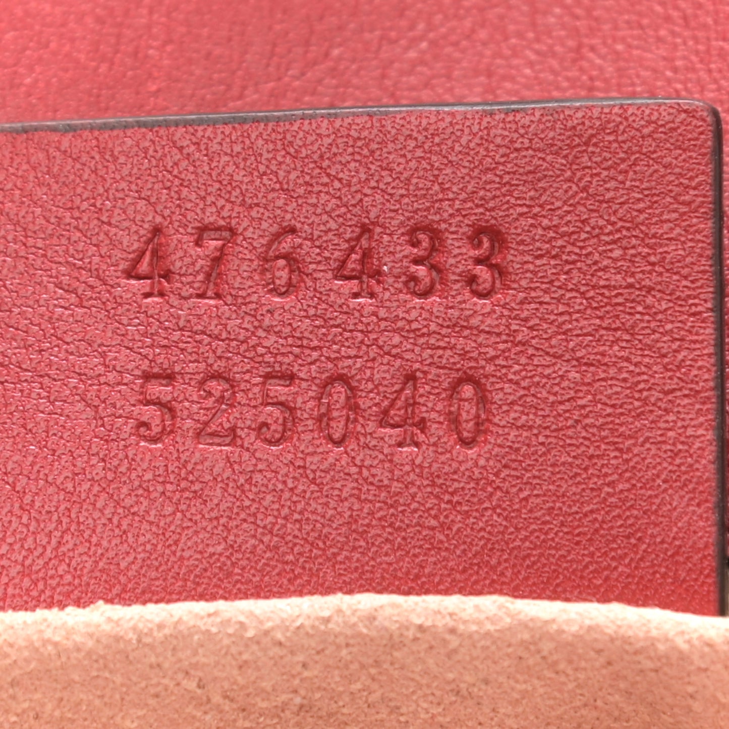 Calfskin Matelasse Super Mini GG Marmont Shoulder Bag Hibiscus Red