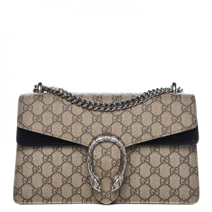 Gucci GG Supreme Monogram Small Dionysus Shoulder Bag Black 1 of 14