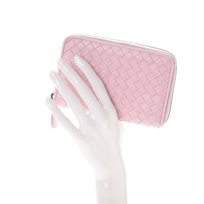 Bottega Veneta Nappa Intrecciato Zip Around Wallet Dragee 2 of 10