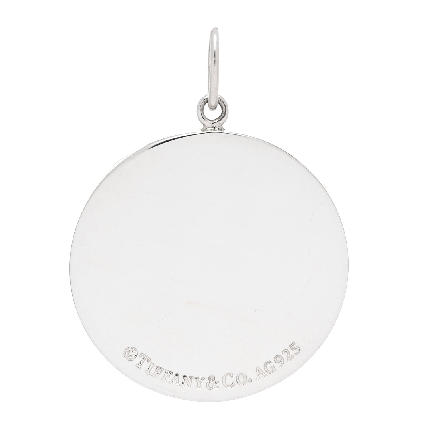 Tiffany Sterling Silver Block Letter A Charm 3 of 5