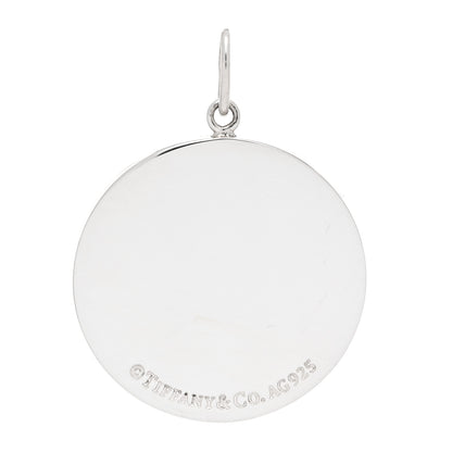 Tiffany Sterling Silver Block Letter A Charm 3 of 5