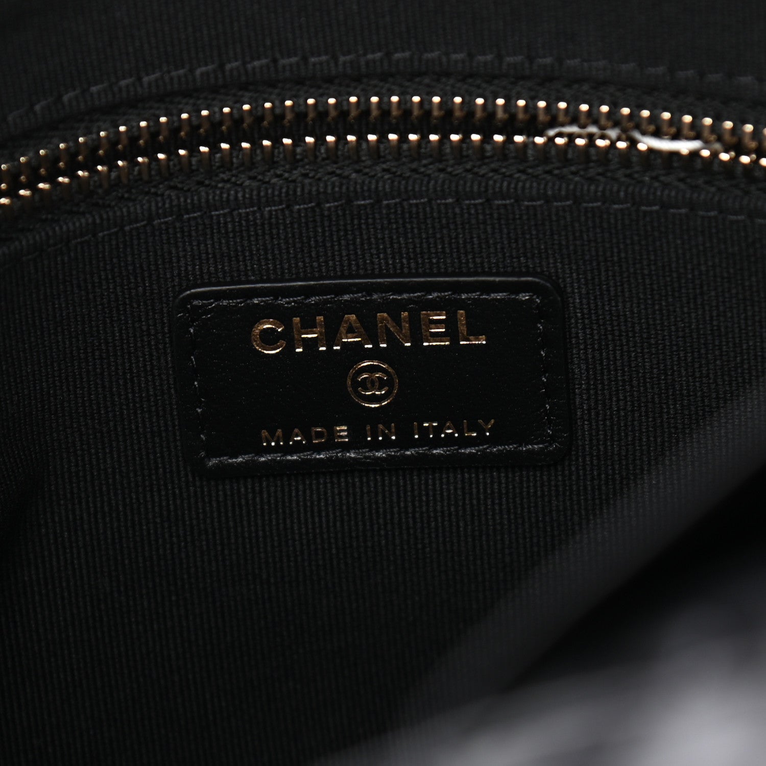 Chanel Nylon Grosgrain Large Lifestyle Pouch With Foldable Tote Black 7 of 12