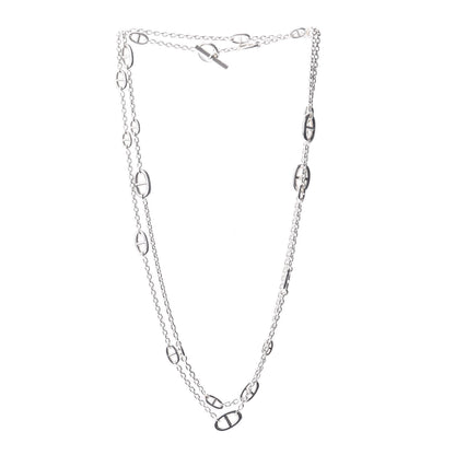 Hermes Sterling Silver Farandole Necklace 160 3 of 5