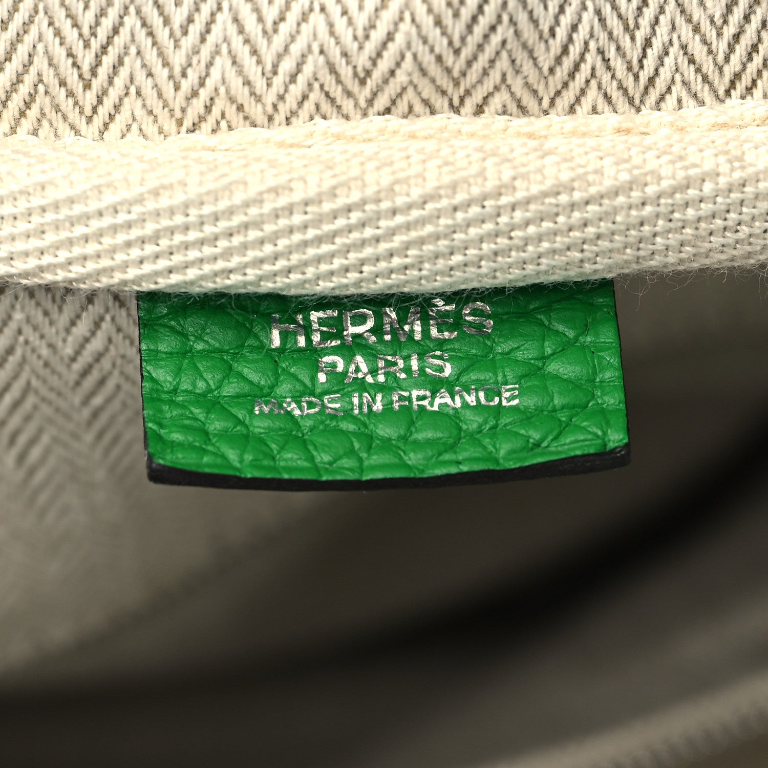 Hermes Taurillon Clemence Victoria II 35 Bambou 6 of 11