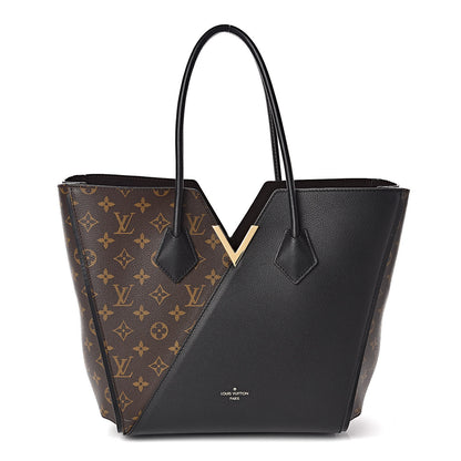 Louis Vuitton Calfskin Monogram Kimono Tote Black 1 of 9