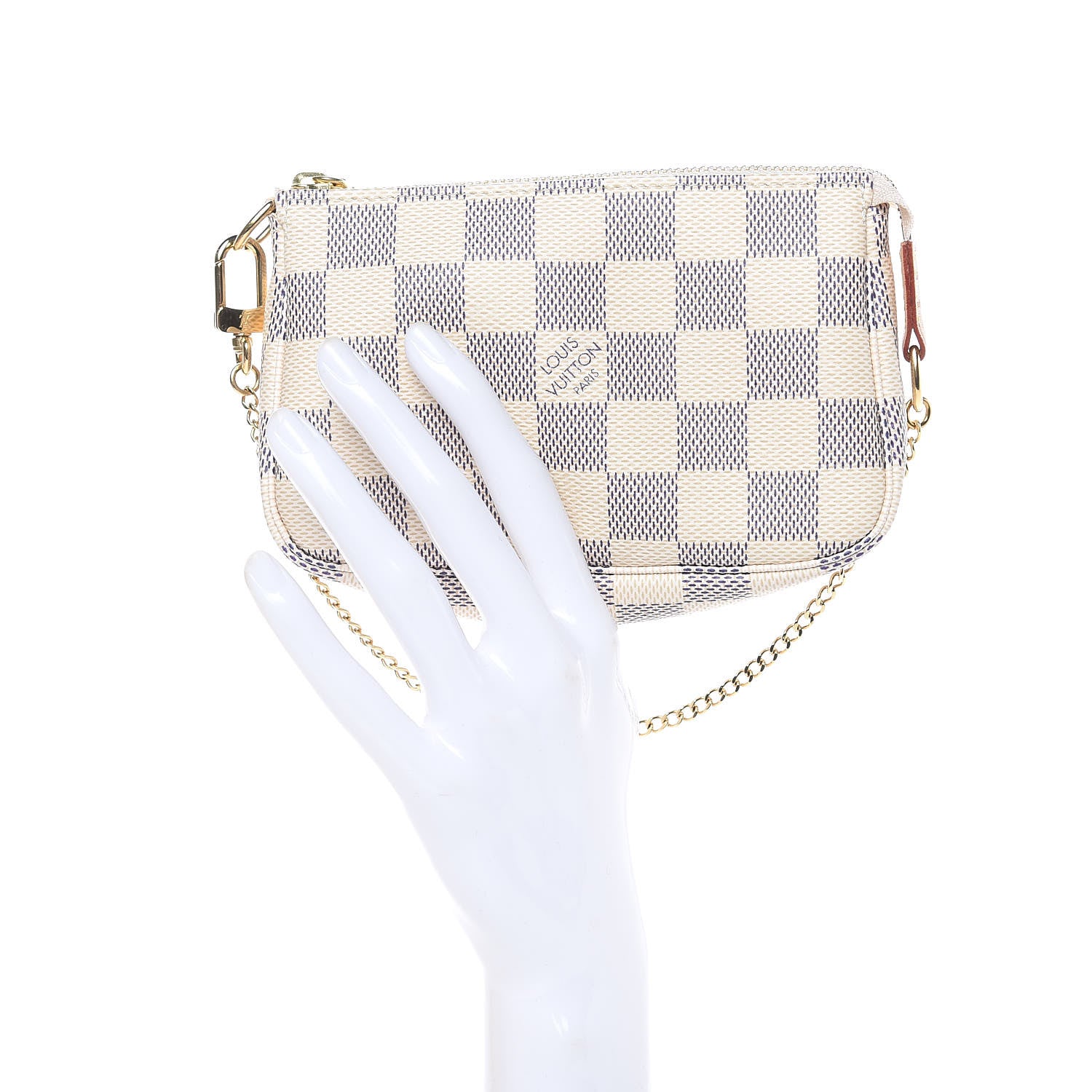 Louis Vuitton Damier Azur Mini Pochette Accessories 2 of 9
