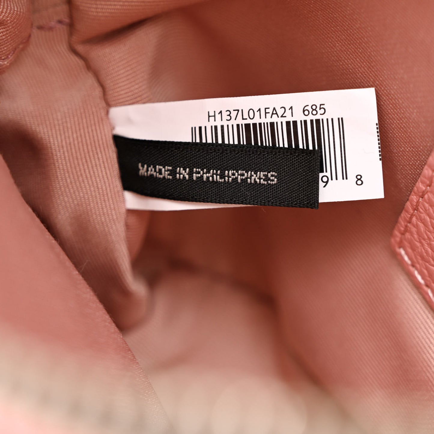 Calfskin Mini The Box Bag Rose Tan