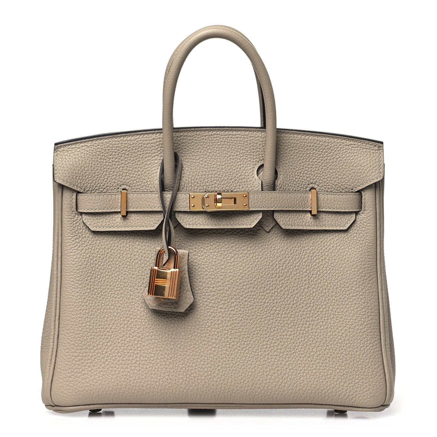 Hermes Togo Birkin 25 Gris Tourterelle 1 of 11