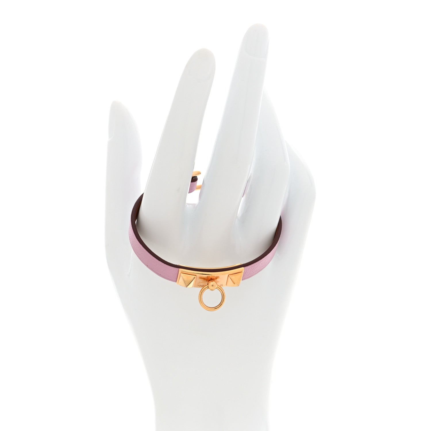 Hermes Swift Mini Rivale Bracelet T3 Mauve Sylvestre 2 of 5