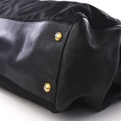 Prada Tessuto Nylon Saffiano Tote Black 6 of 8
