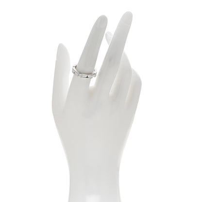 Chanel 18K White Gold Ceramic Diamond Slim Ultra Ring 56 7.5 White 2 of 5
