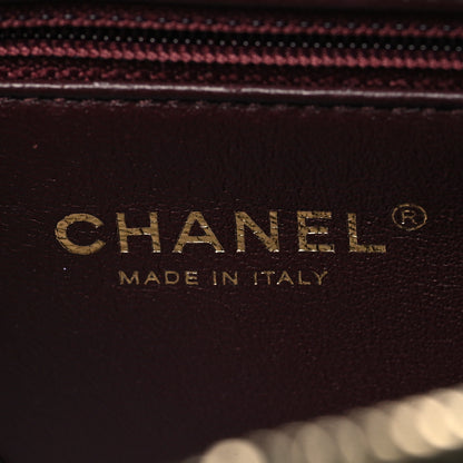 Chanel Lambskin Quilted Small Diamond CC Camera Case Black 6 of 11