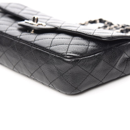 Chanel Caviar Quilted East West Flap Black 10 of 11
