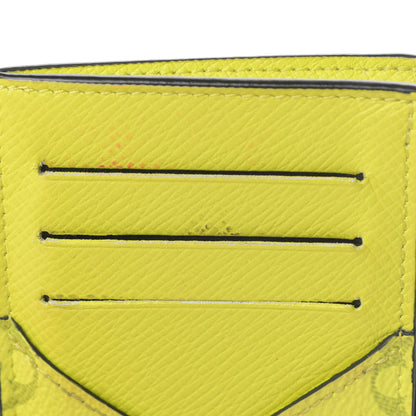 Louis Vuitton Monogram Taiga Coin Card Holder Yellow 9 of 9