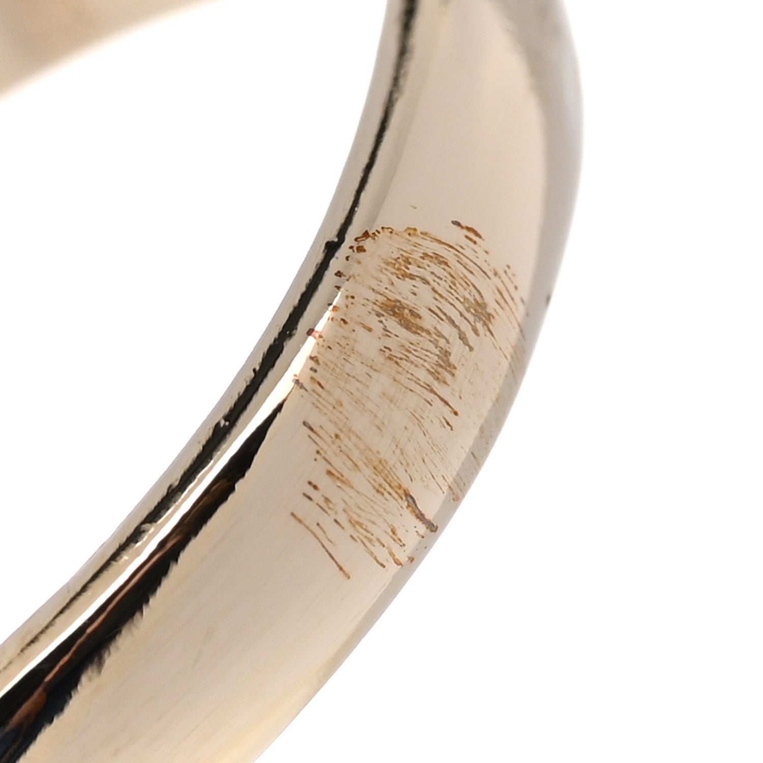 Chanel Crystal CC Hoop Earrings Gold 5 of 5