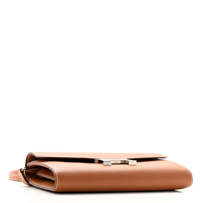 Hermes Evercolor Constance Wallet To Go Gold 4 of 13