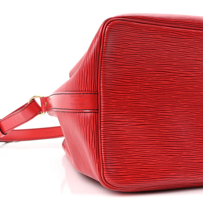 Louis Vuitton Epi Petit Noe Castillan Red 8 of 9
