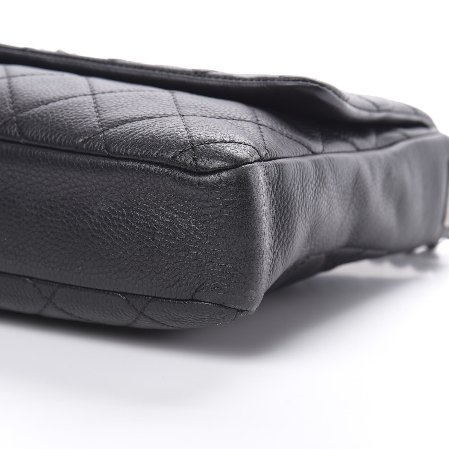 Chanel Calfskin Quilted Couture Messenger Black 10 of 10