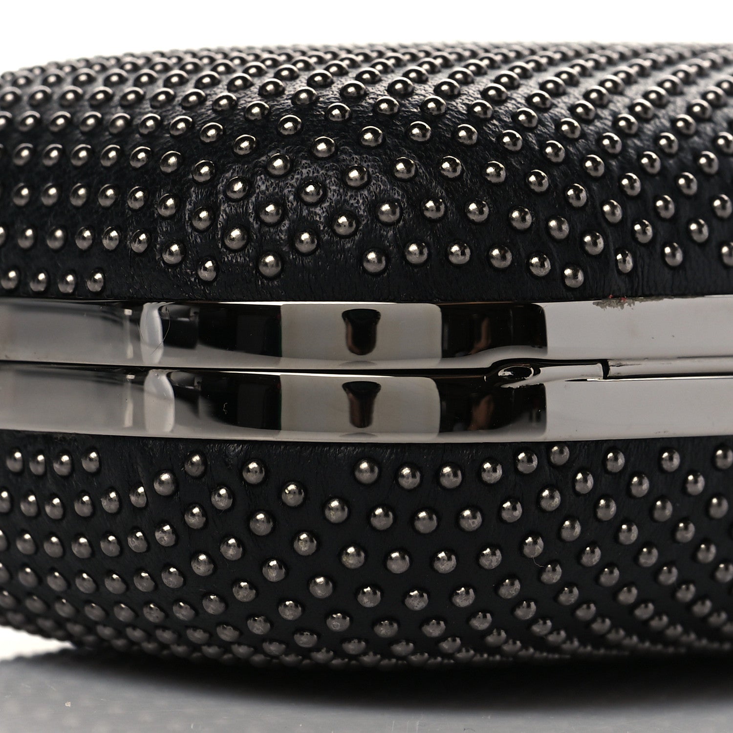 Alexander McQueen Nappa Studded Knucklebox Clutch Black 9 of 10