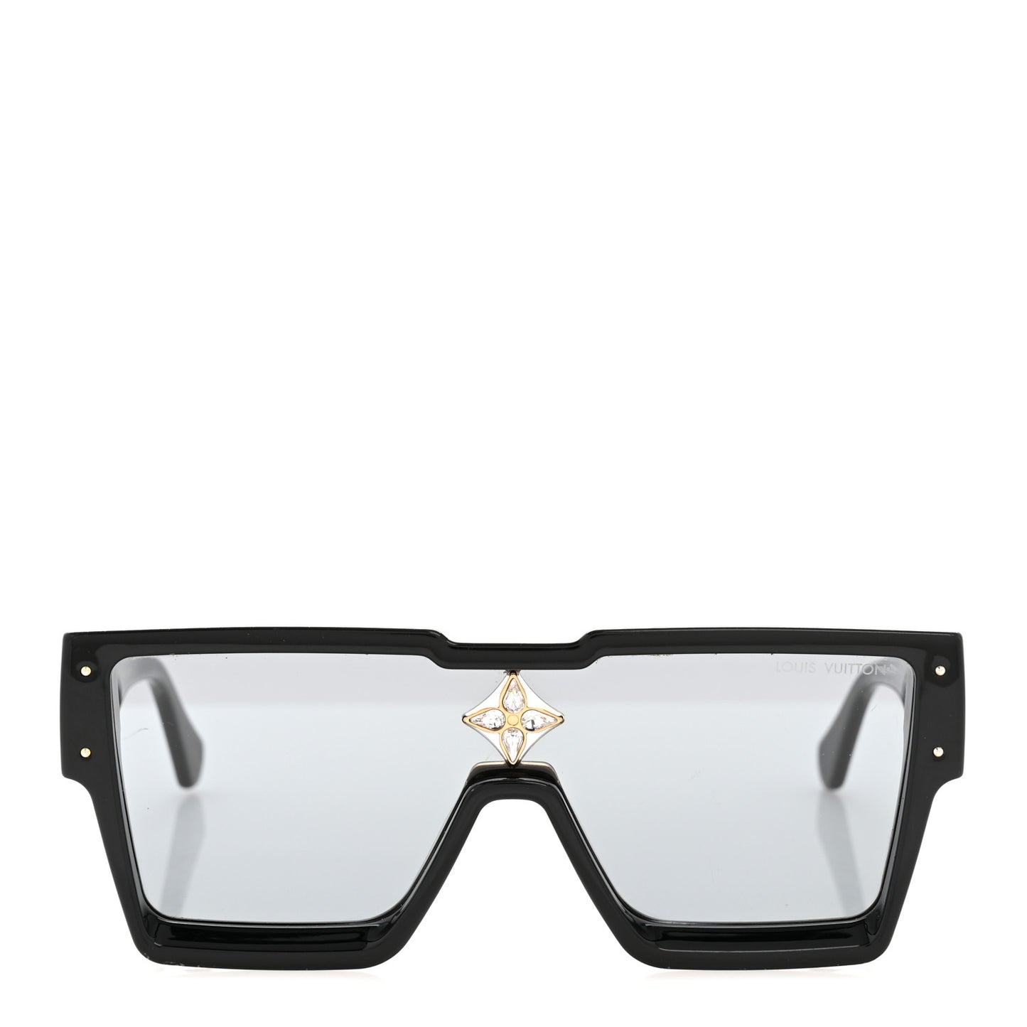 Acetate Swarovski Crystal Cyclone Sunglasses Z1578E Black