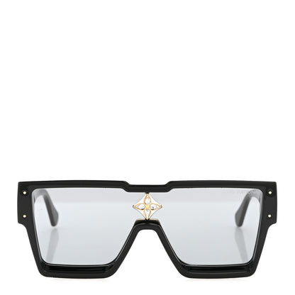 Louis Vuitton Acetate Swarovski Crystal Cyclone Sunglasses Z1578E Black 2 of 9