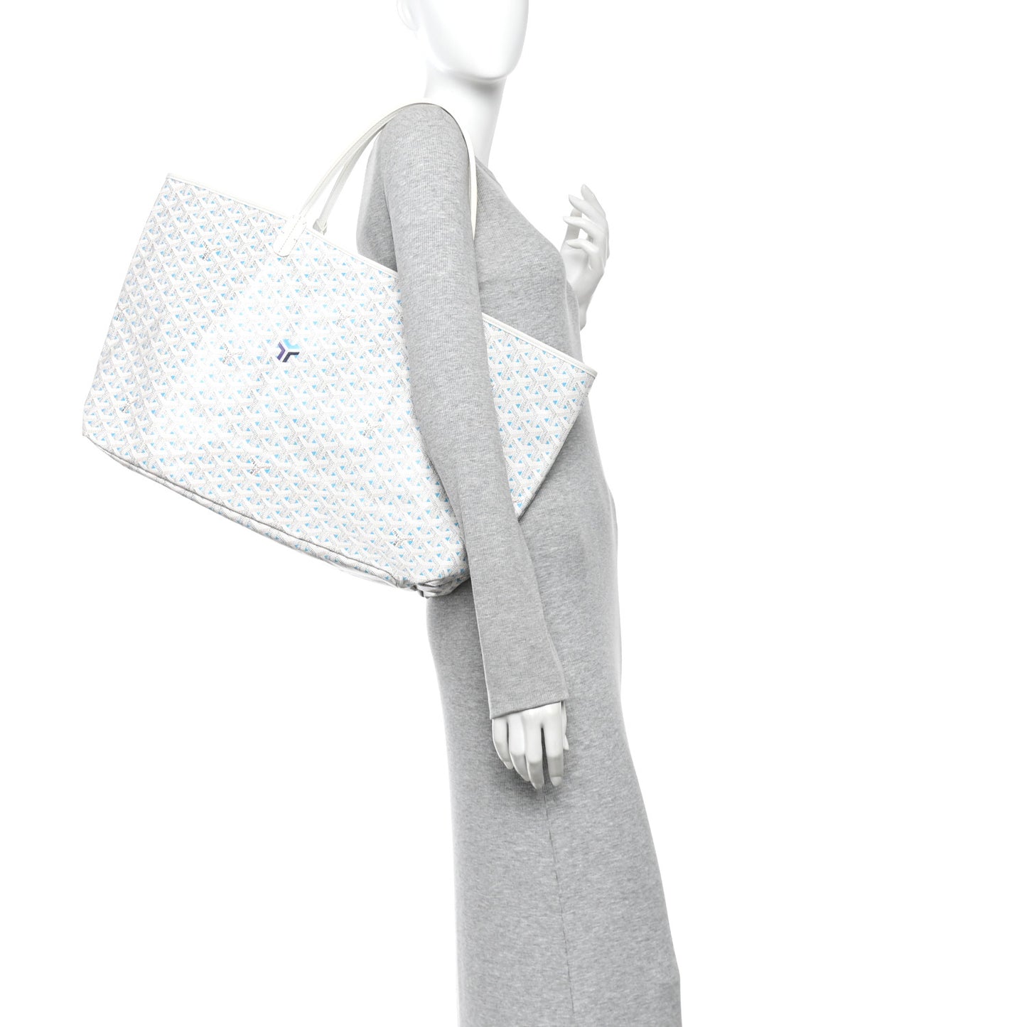 Goyardine Saint Louis Claire Voie GM White Opaline