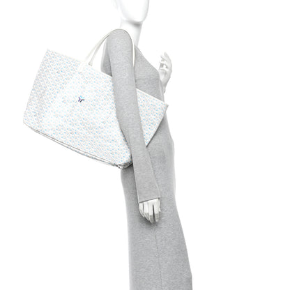Goyard Goyardine Saint Louis Claire Voie GM White Opaline 2 of 11