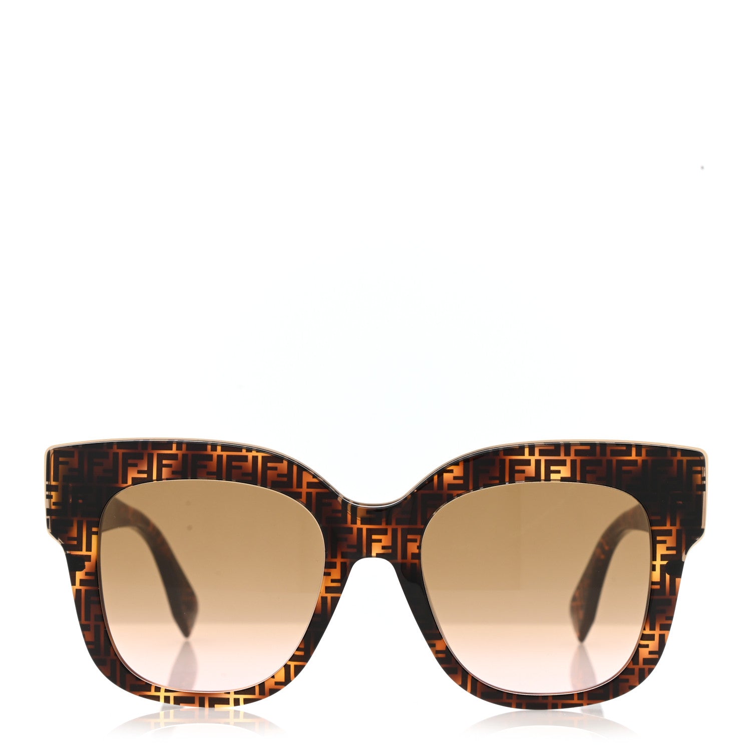Fendi Acetate F is Fendi FF Cat Eye Sunglasses FF 0360/G/S Havana 2 of 7